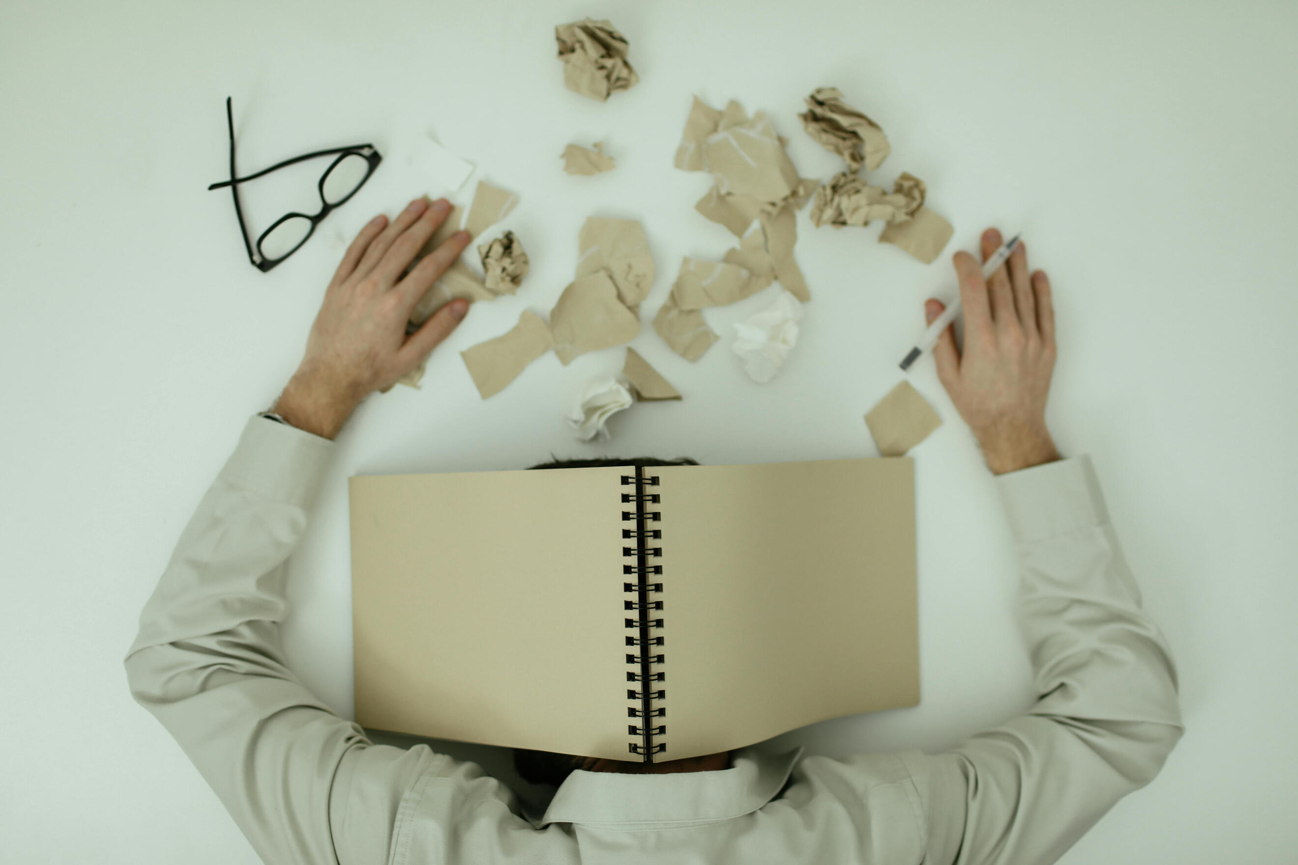 Stressed out woman Highly sensitive person experiencing HSP overwhelm and stress